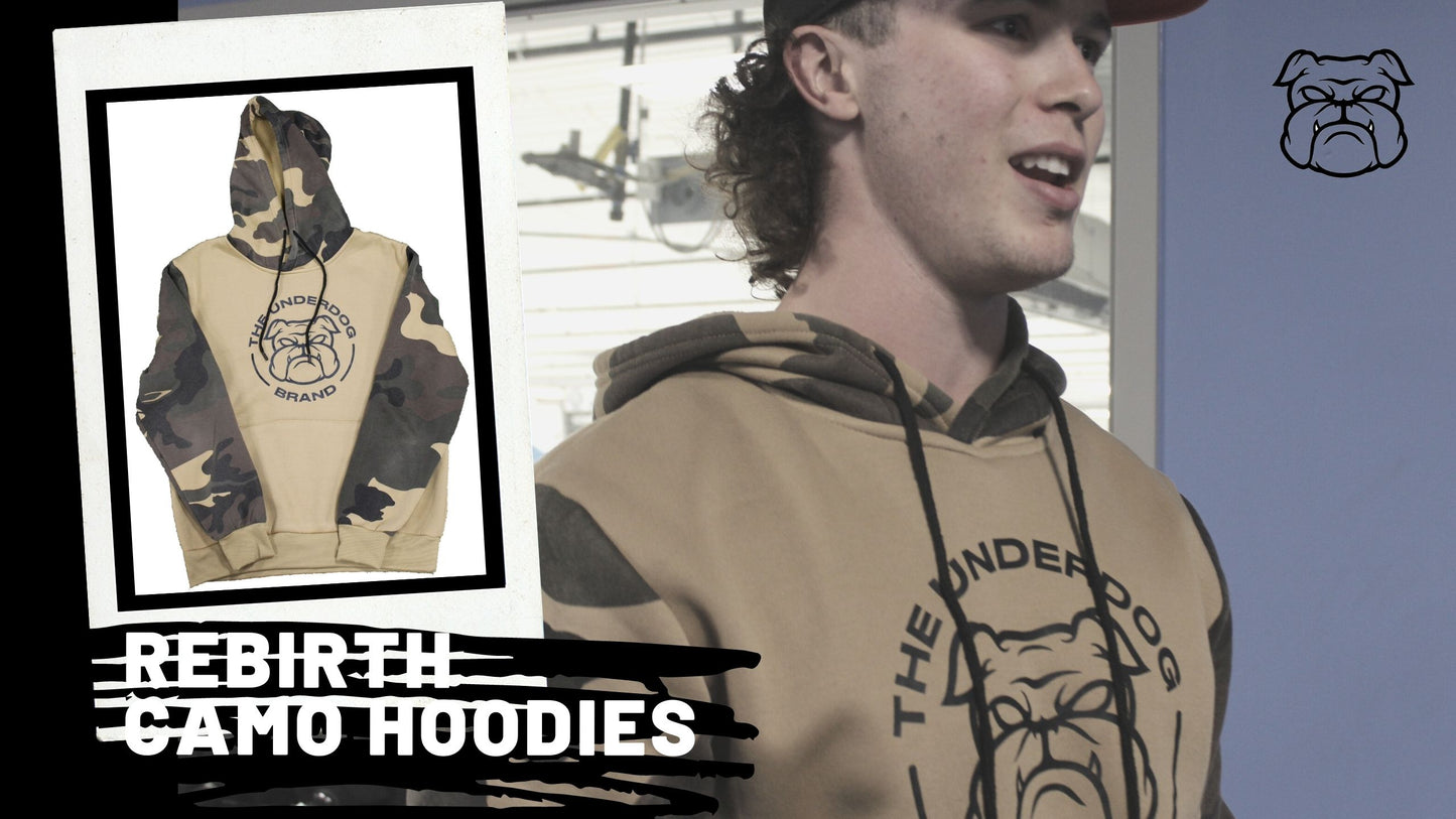 Rebirth Camo Hoodie - Desert Sand